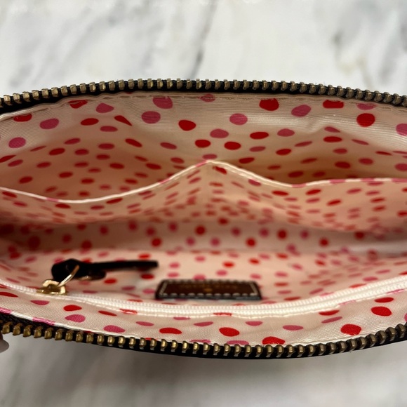 KATE SPADE’S WELLESLEY BYRD BLACK LEATHER GOLD CHAINLINK SHOULDER BAG •LIKE NEW• - Picture 6 of 6